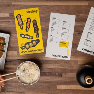 Benedict Allen Creates Kindling to Celebrate Shared Dining Through a Distinctive Yakitori Identity