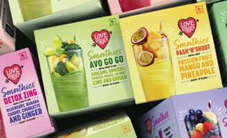 The Collaborators Refresh Love Struck With a Contemporary Smoothie Packaging Redesign