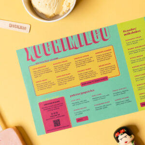 Student Marlene Arias Leon Brings Xochimilco 21+ Paletería Bar to Life With a Culturally Driven Brand Identity