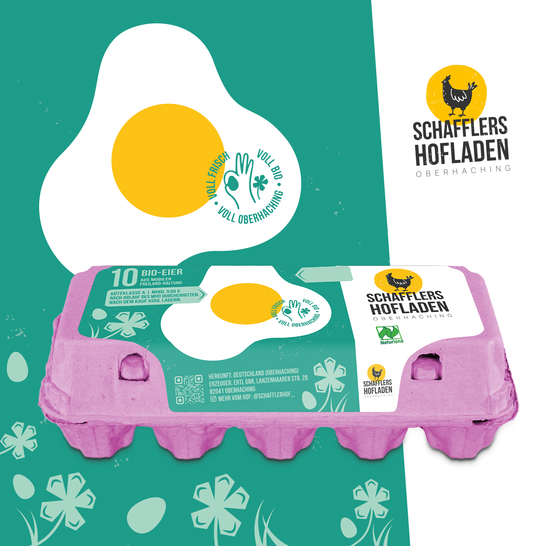 Packaging Designs for the Product Range of the Schafflerhof Farm by Stefanie Twellmann