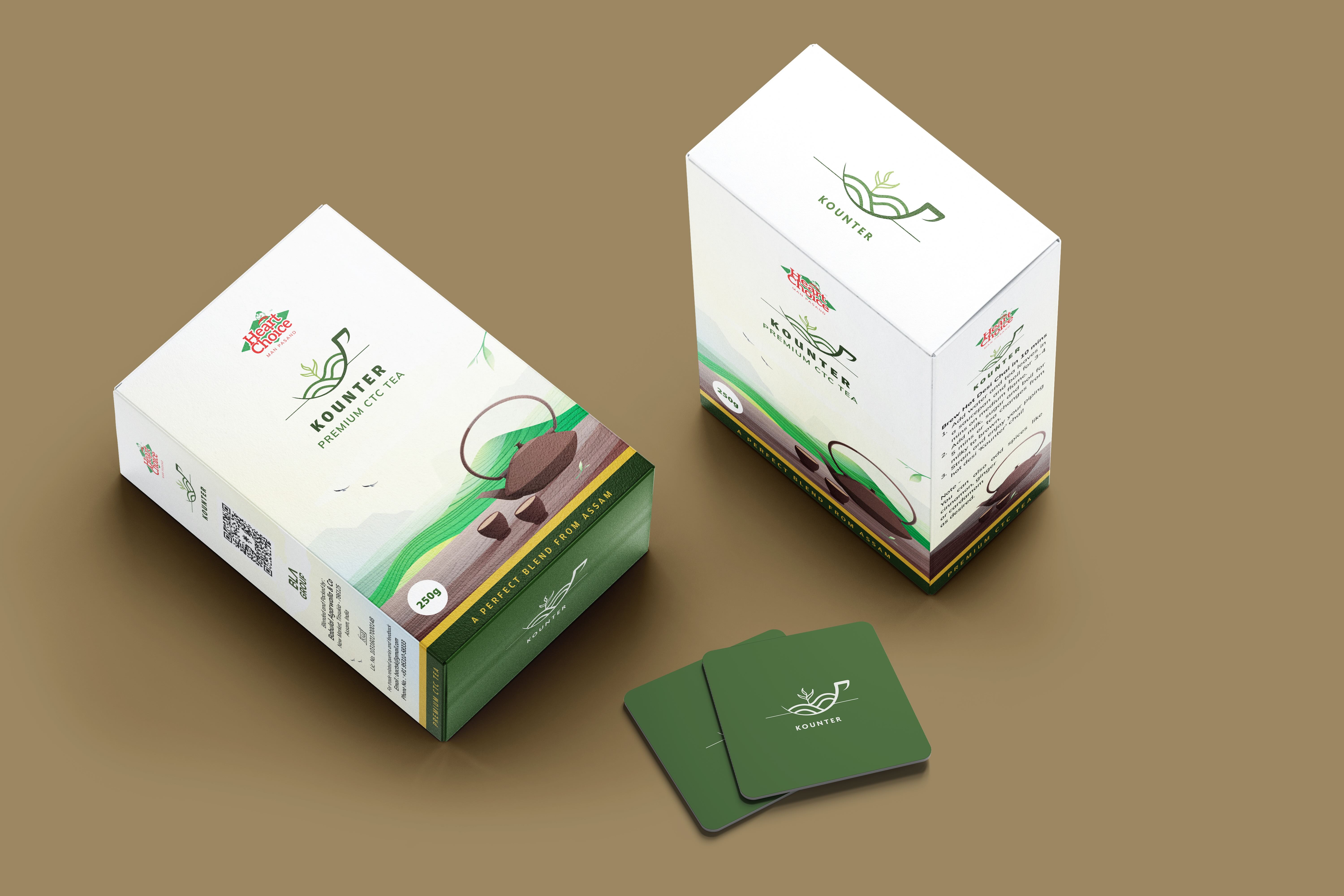 Mirakod Studio Designs a Quietly Premium Identity for Kounter Tea Leaves