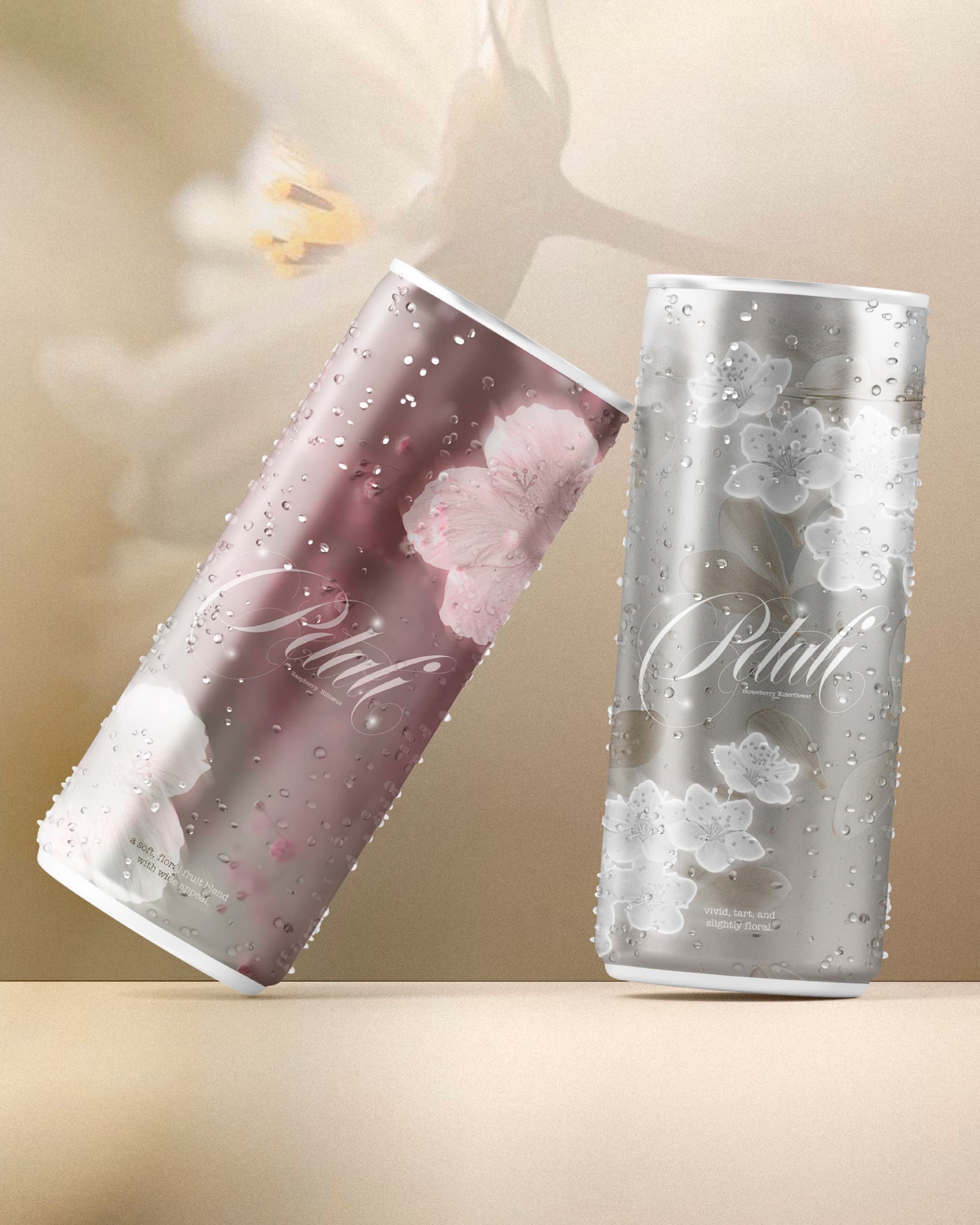 Madalena Velloso Designs a Serene Botanical Soda Identity for Petali