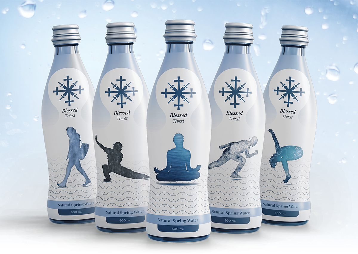 Blessed Thirst Packaging Design Concept By Thomas Burke