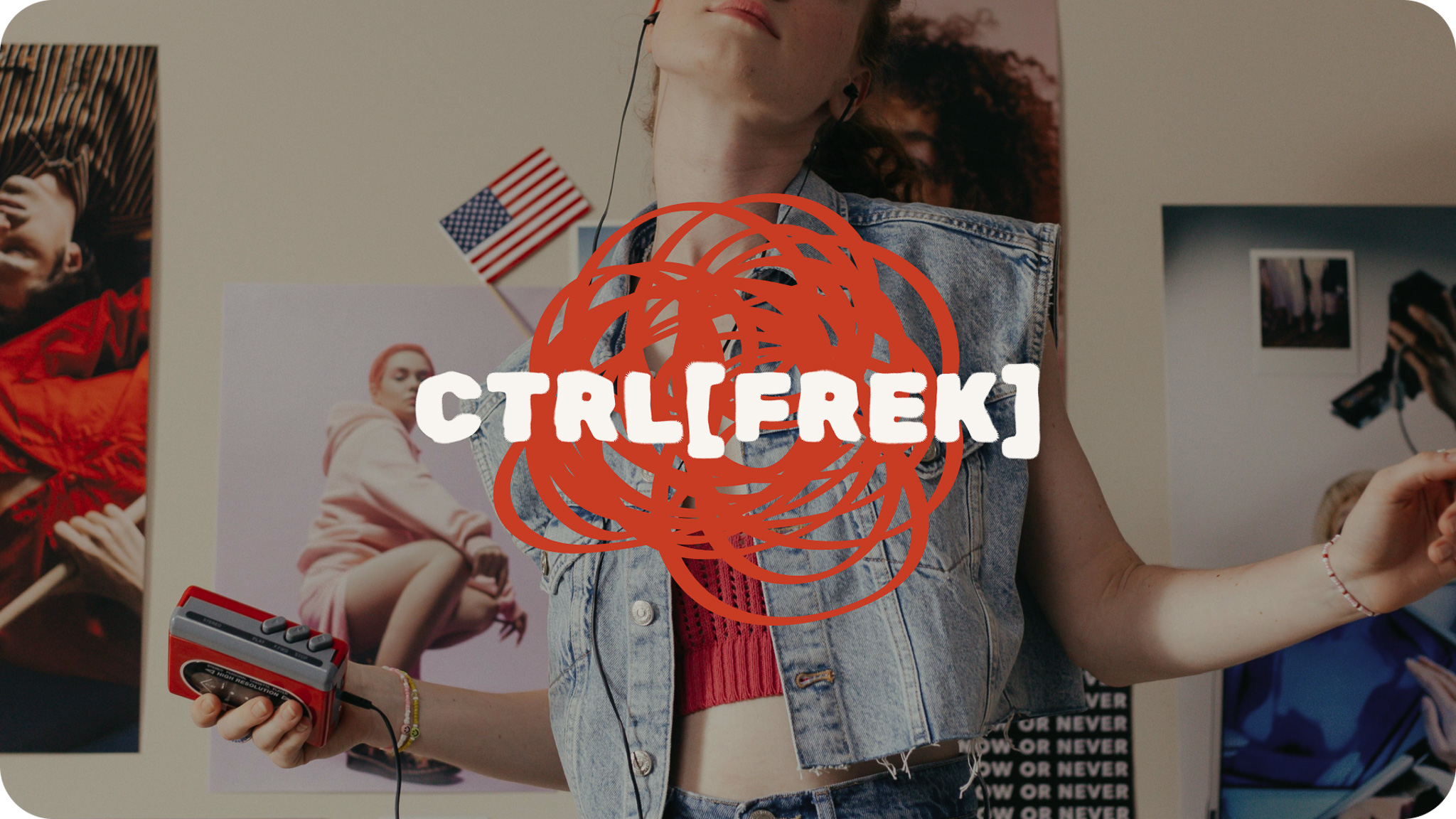 CTRL[FREK] Brand Identity And Mascot Designed By Door Creative