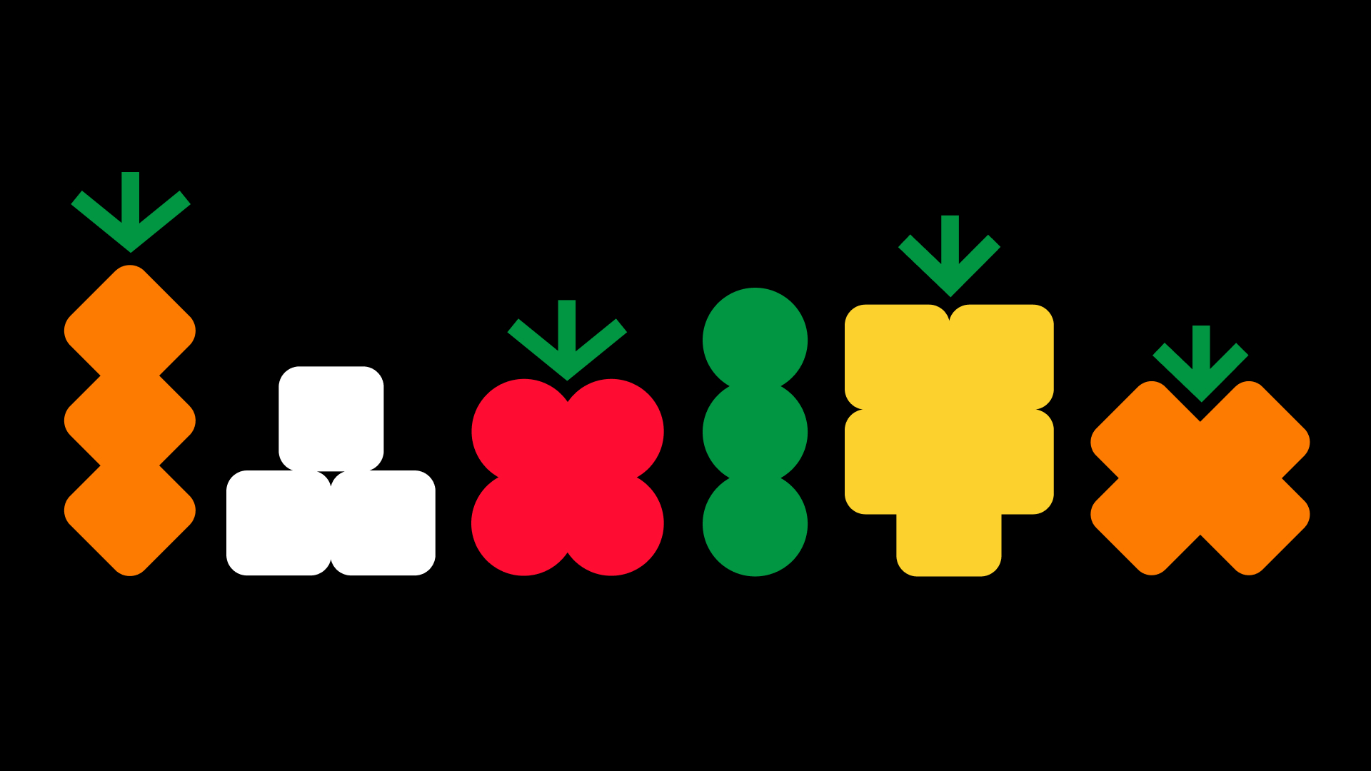 Identity for a Tech Focused Vegetarian Food Festival by Diana Zabolotnaya