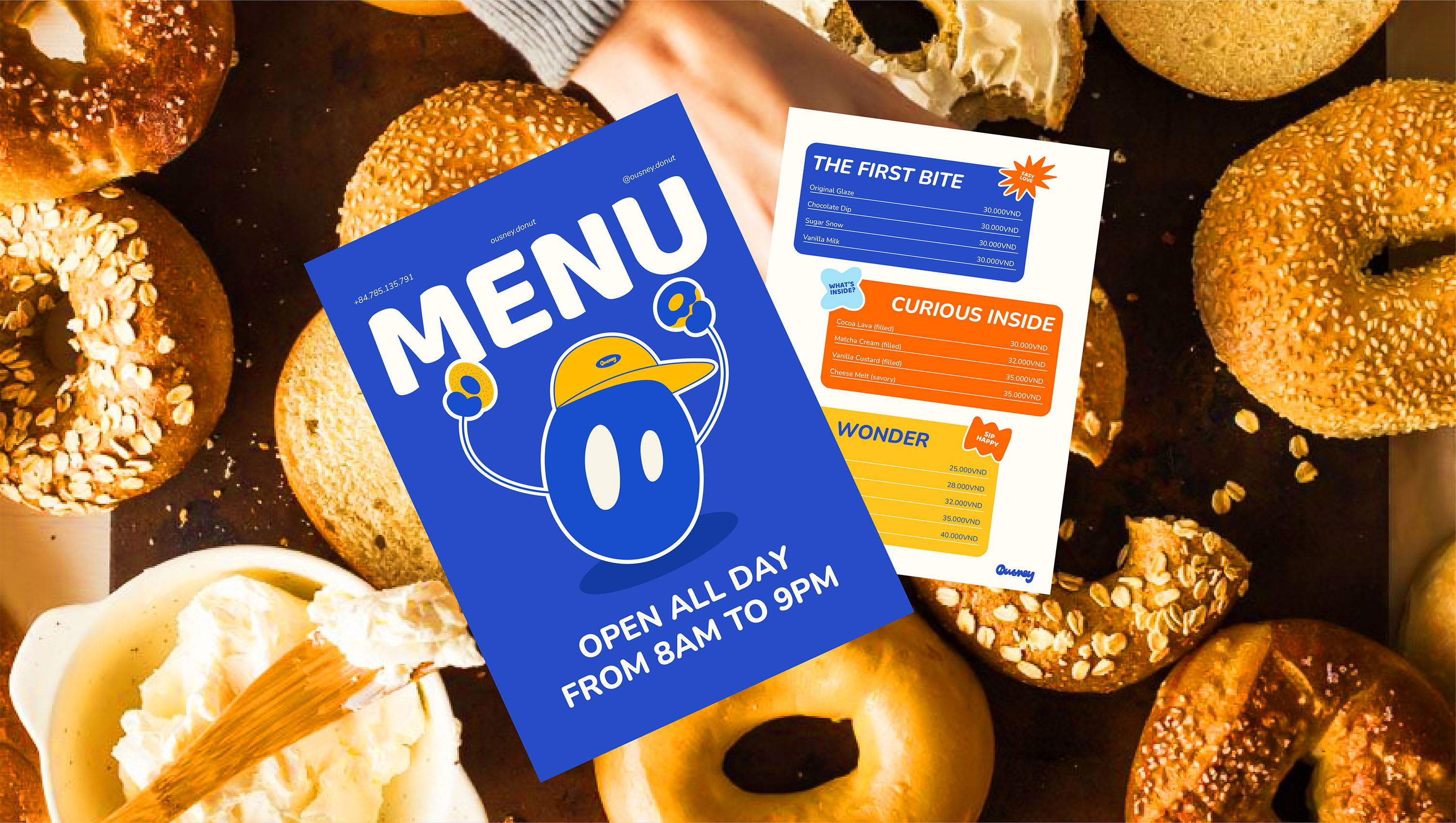 Horus Academy Designs a Curious and Playful Donut Brand for Ousney