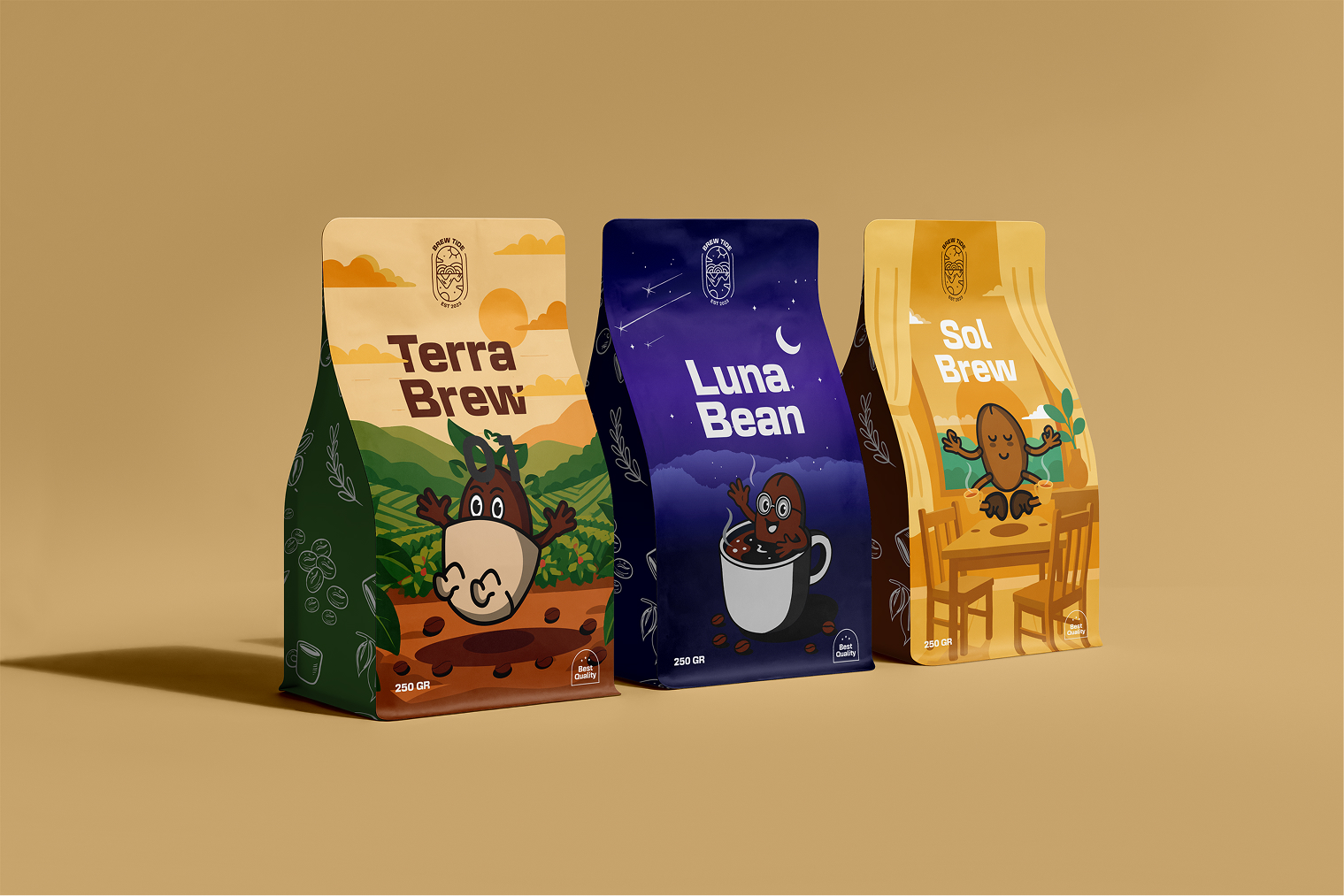 Brew Tide Branding: A Visual System Built Around Tides, Time and Taste by Forestance