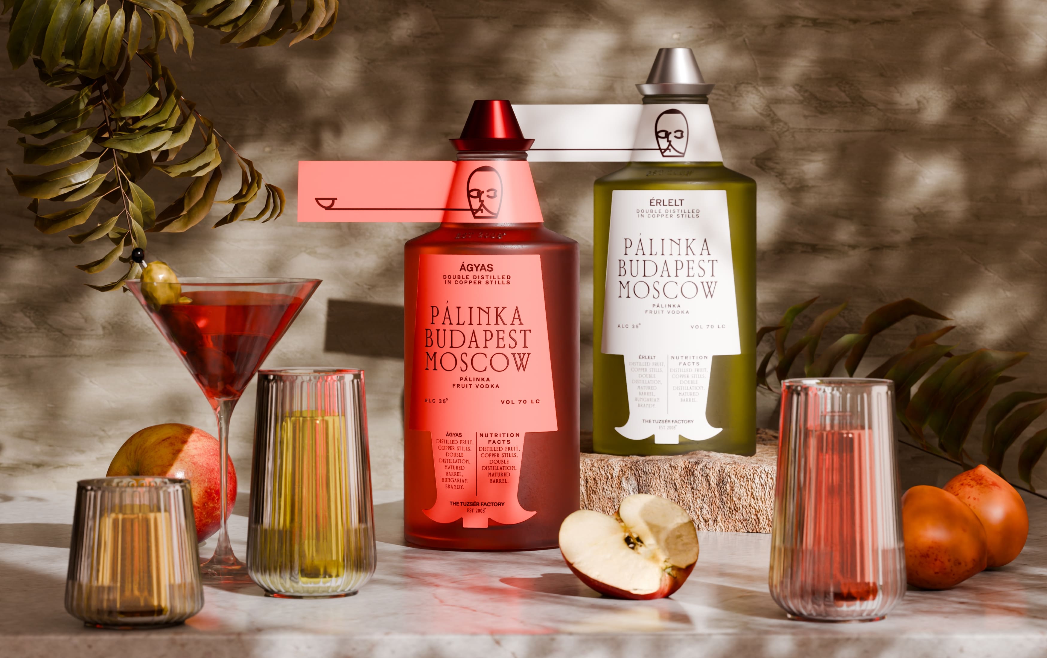 Student Evgeniya Tsoy Introduces a Contemporary Identity for Hungarian Brandy Pálinka