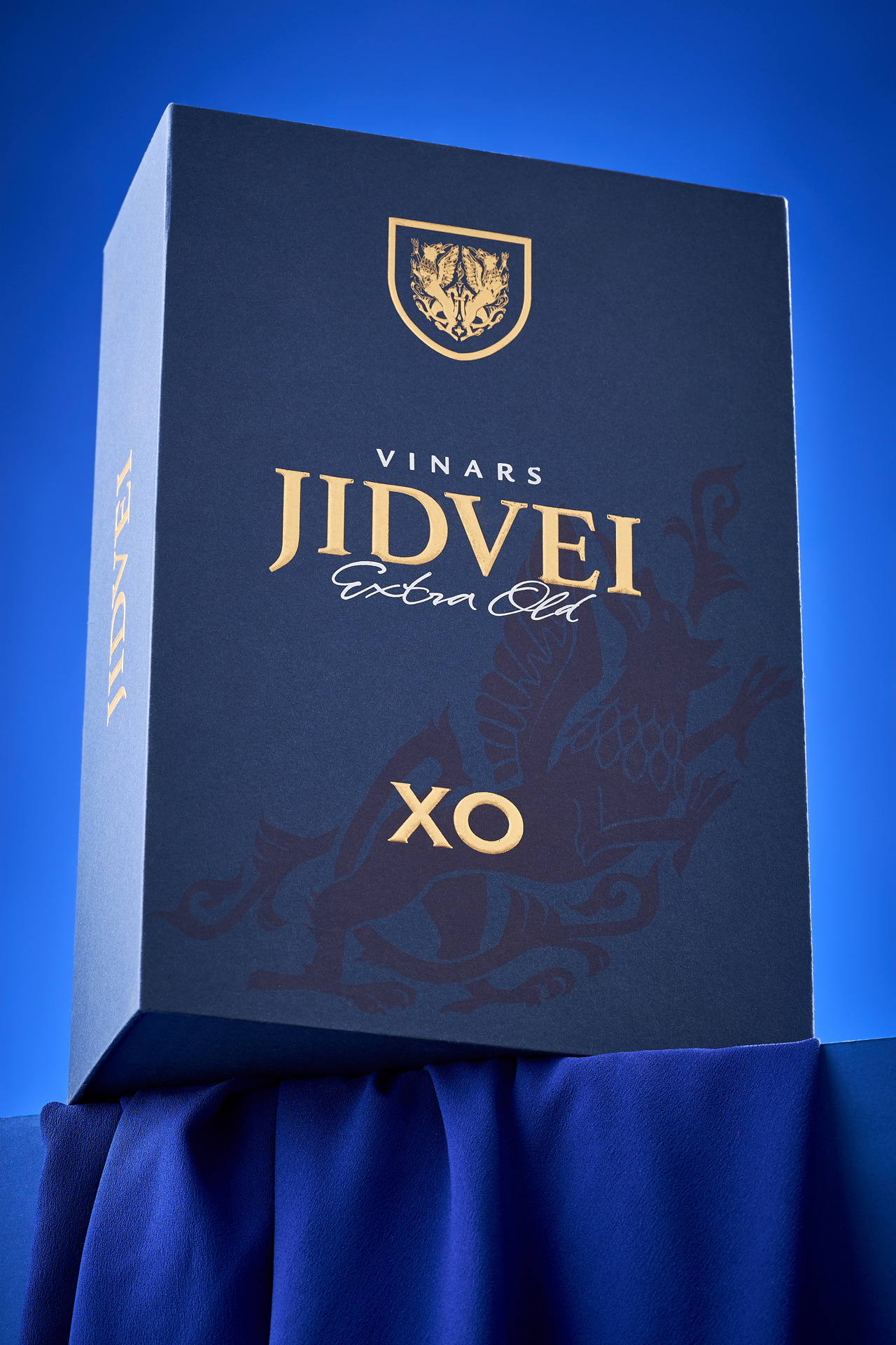 Jidvei XO Premium Brandy Packaging Design by 43oz Design Studio