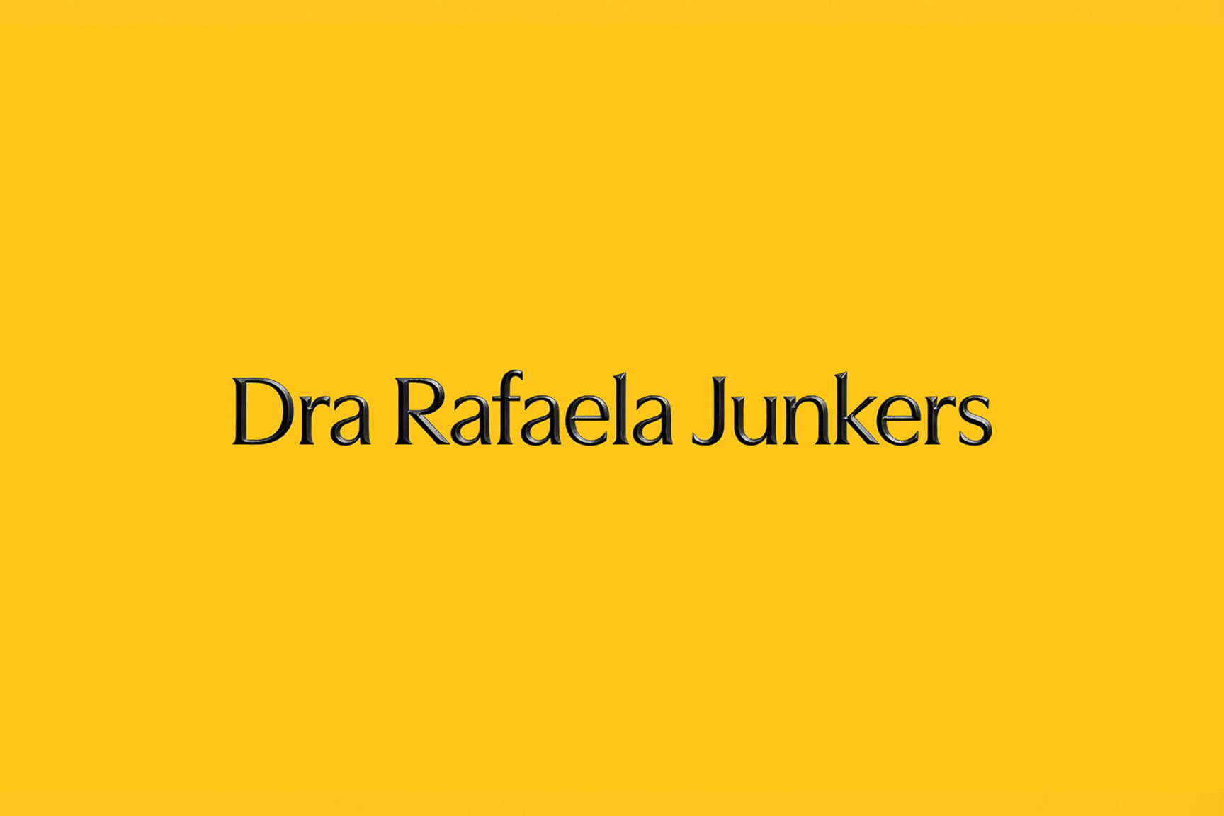 Dra Rafaela Junkers Got a Lift Up by Essentis Creative Studio