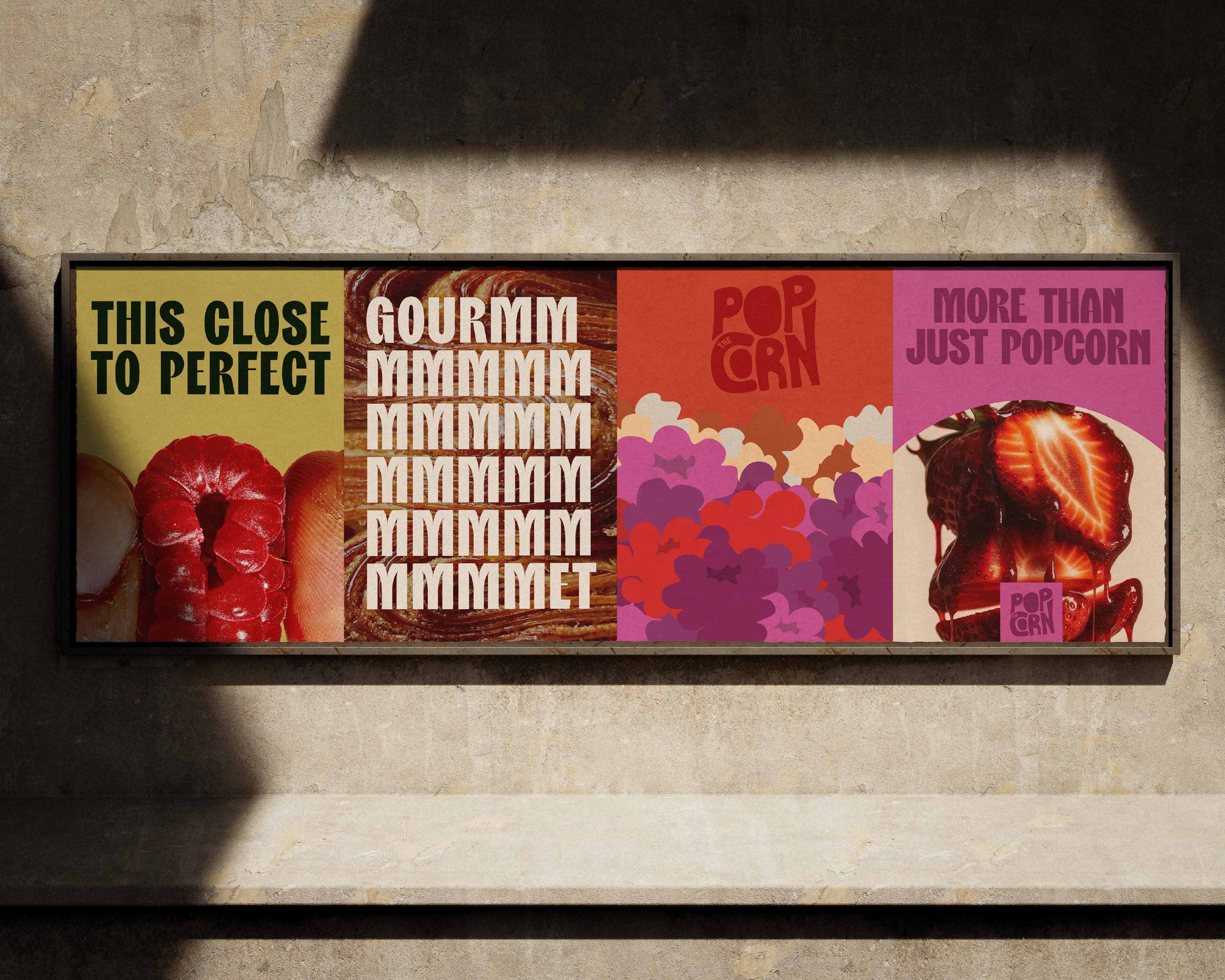 Abubakr Design Transforms Pop the Corn Into a Premium and Playful Gourmet Popcorn Brand