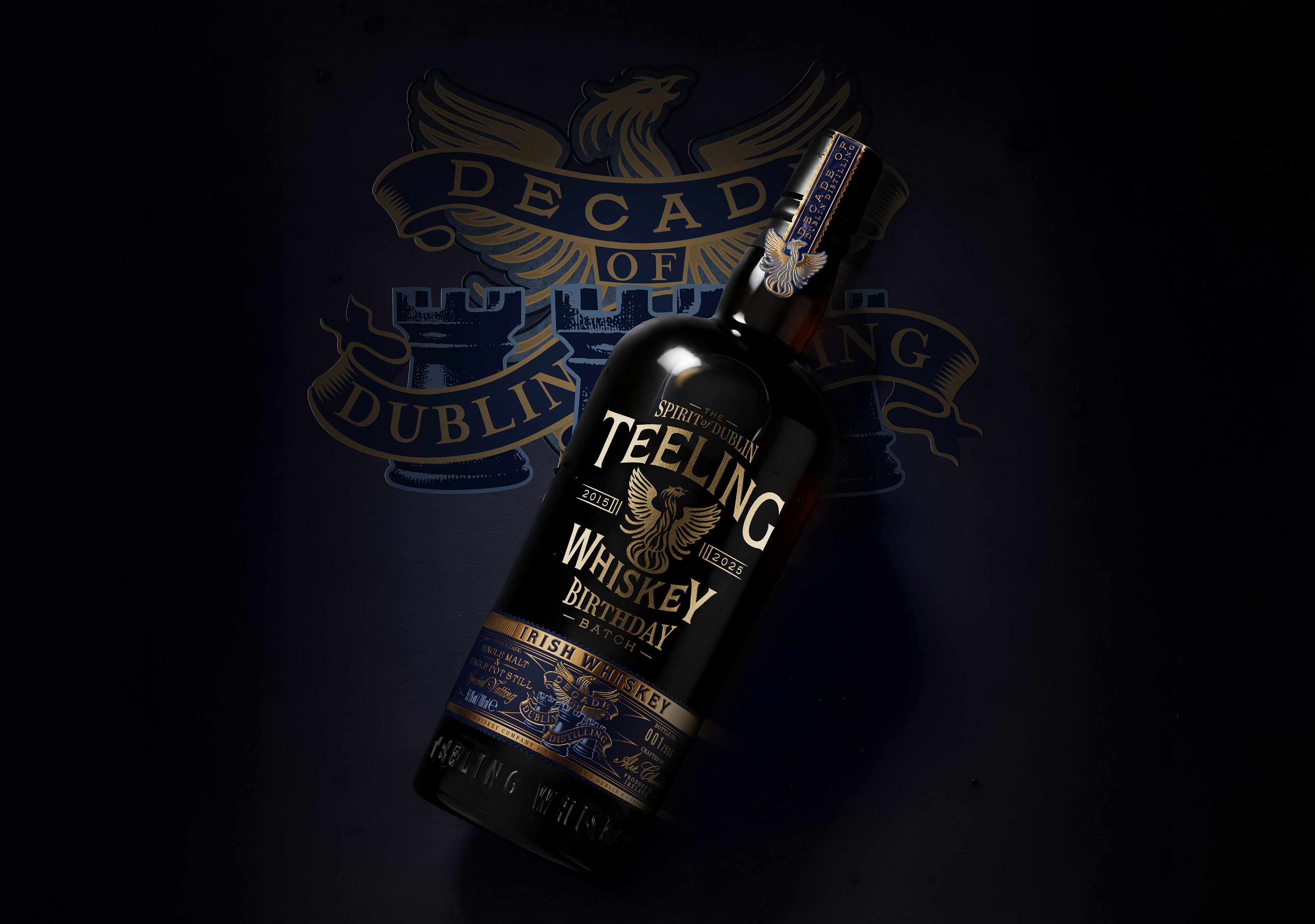 Teeling Whiskey Distillery Birthday Batch –  A Decade of Dublin Distilling by Brand Hatch Creative