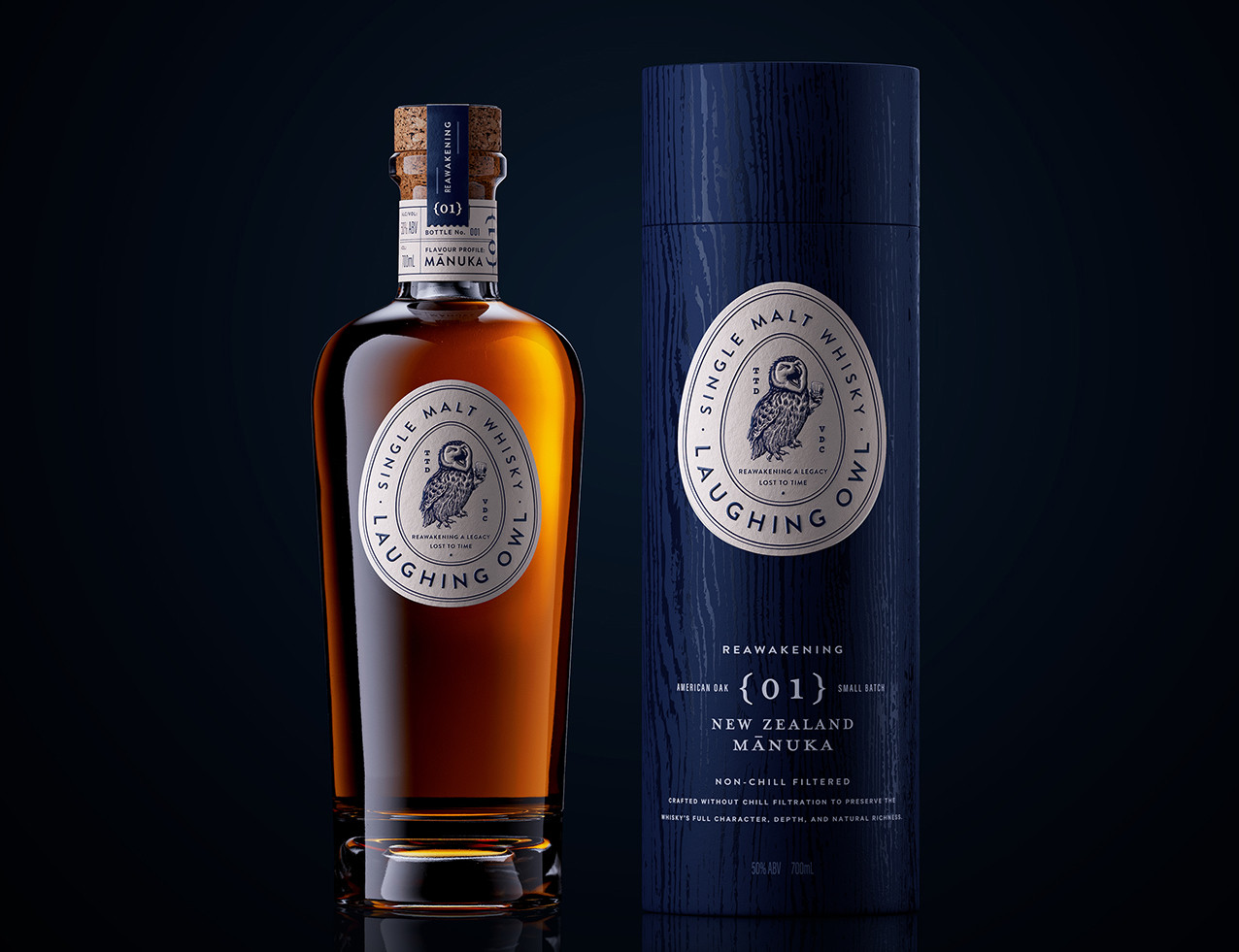 Clay Andrews Creates Laughing Owl Whisky as a Refined Tribute to a Lost Native Species