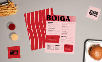 Student Mark Dabu Designs Boiga to Capture New York Attitude Through Typography and Color