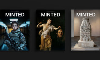 Student Benedict Allen Designs Minted to Engage Gen Z Through Visual Metaphor