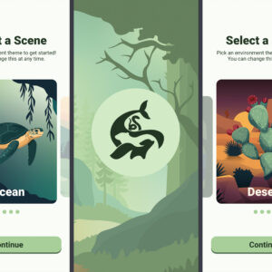 Student Iris Zepezauer and Analise Talbot Design Second Nature App as a Playful Habit Tracker for Everyday Motivation