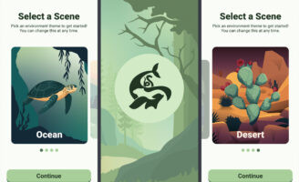 Student Iris Zepezauer and Analise Talbot Design Second Nature App as a Playful Habit Tracker for Everyday Motivation