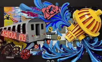 Students Dafne Alemán Alcalá, Jorge Benítez Luna and Norma Díaz Enriquez Bring New York’s Street Culture to Life Through Urban Static