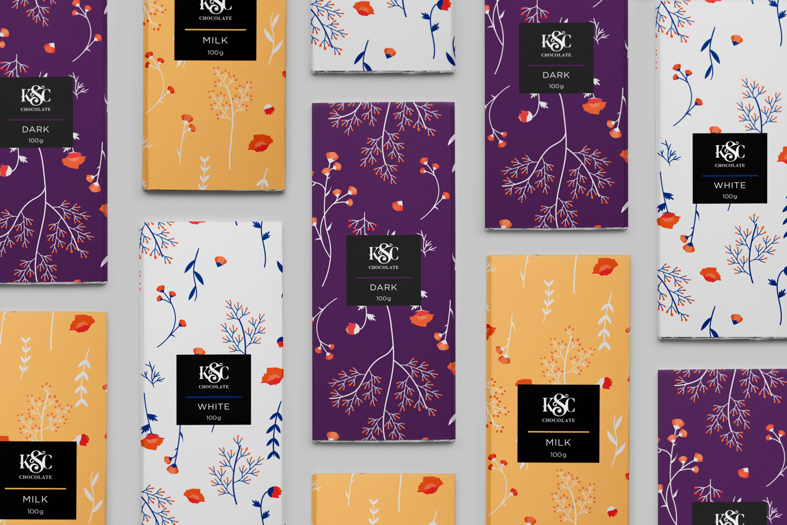 KSC Chocolate Bars Packaging by Max Lippolis Blends Heritage Elegance With Modern Design