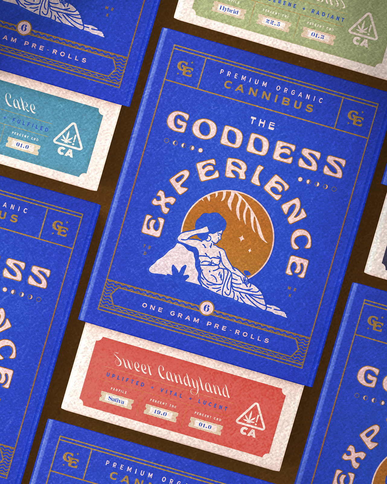 The Goddess Experience Branding by Device Creative Collaborative Turns Pre Roll Packaging Into a Visual Ritual