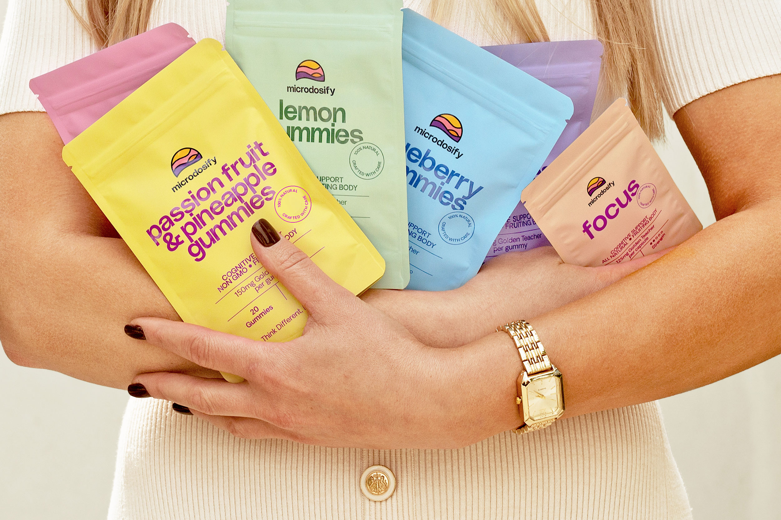 Microdosify Brand Identity and Website by Broklin Builds a Color-Forward System for Modern Microdosing in Canada