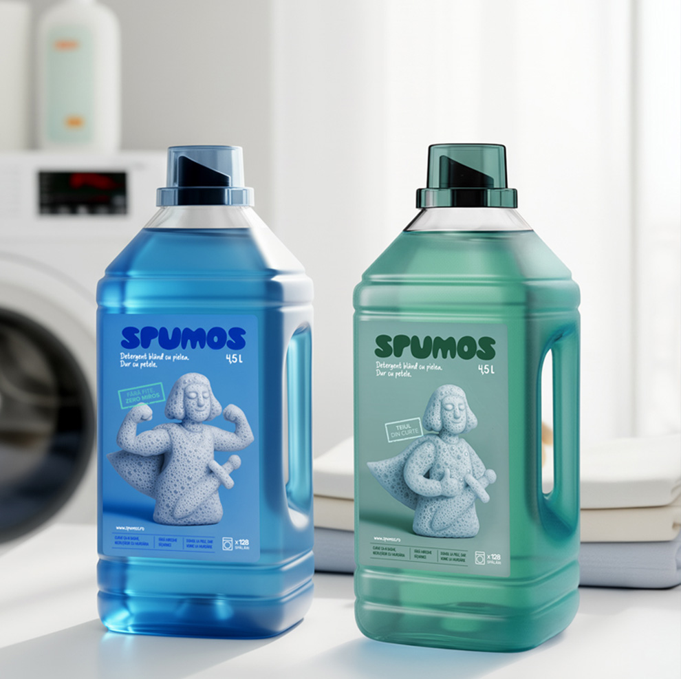 BroHouse Transforms Spumos Into a Story-Led Liquid Detergent Brand