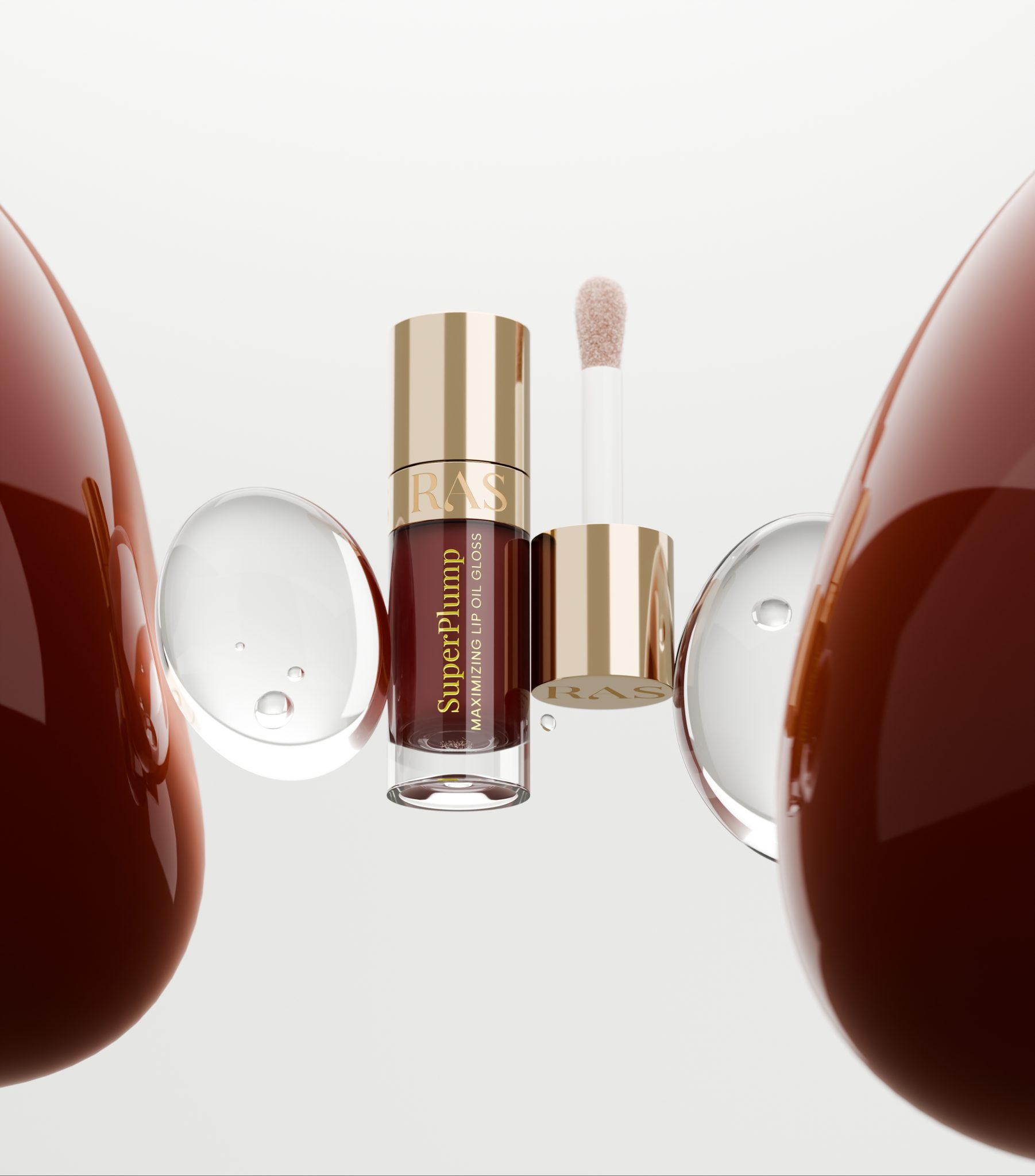 Abox Agency Elevates RAS Luxury Superplump Lip Oil Gloss Through Premium 3D Visuals