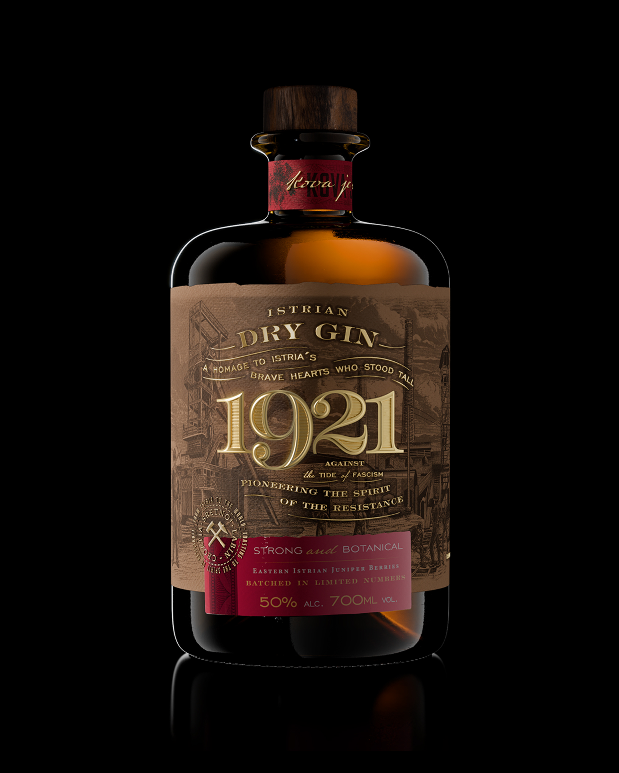 Cupla Studio Gives Labin Republic Gin a Spirited Identity Rooted in Rebellion and Place