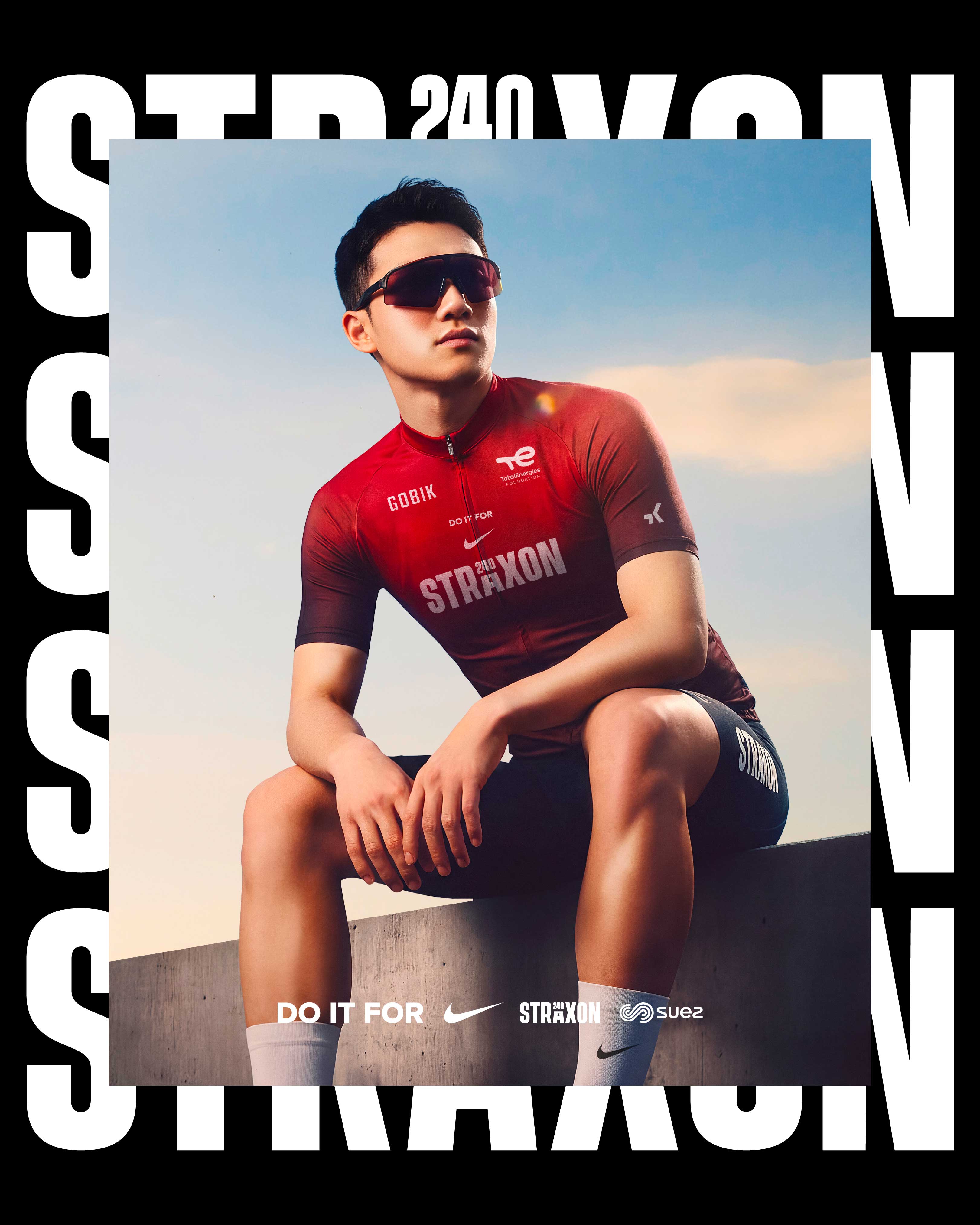 Houenagnon Designs a Performance Driven Visual Identity for Straxon240 Cycling Race