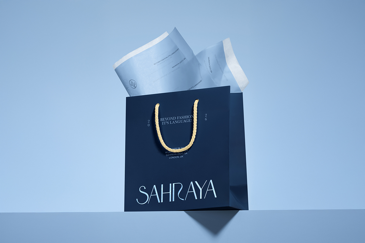 Ali Attia Designs a Timeless Luxury Brand Identity for Sahraya Fashion