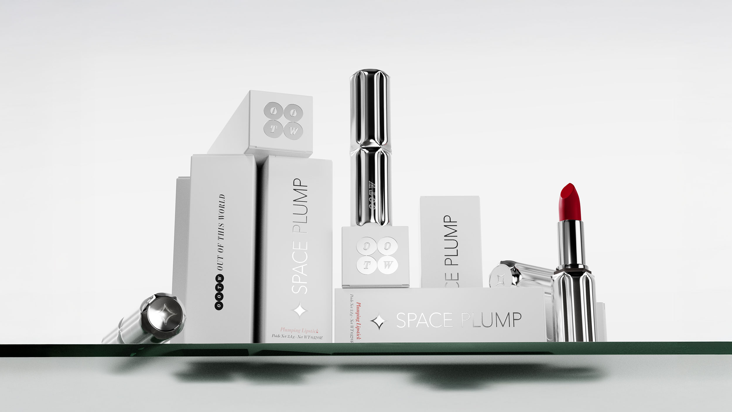 Space Plump Refillable Lipstick by Arieto Studio Brings Aerospace Design Codes Into Modern Beauty Packaging