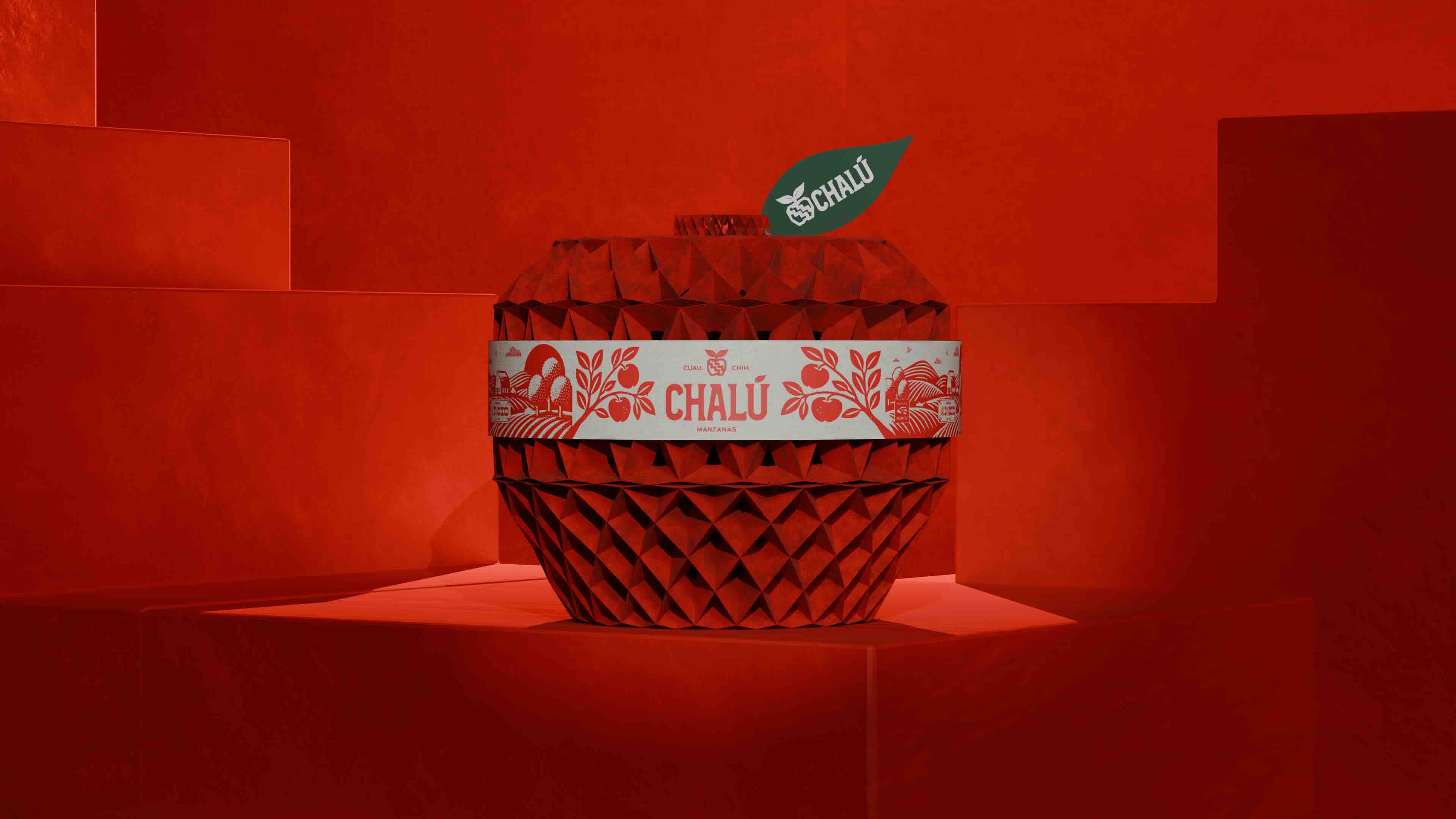 The Prime Creates Chalú With Minimal Visual Noise and Paper-Based Apple Packaging That Replaces Plastic Netting for Distinct Shelf Recognition