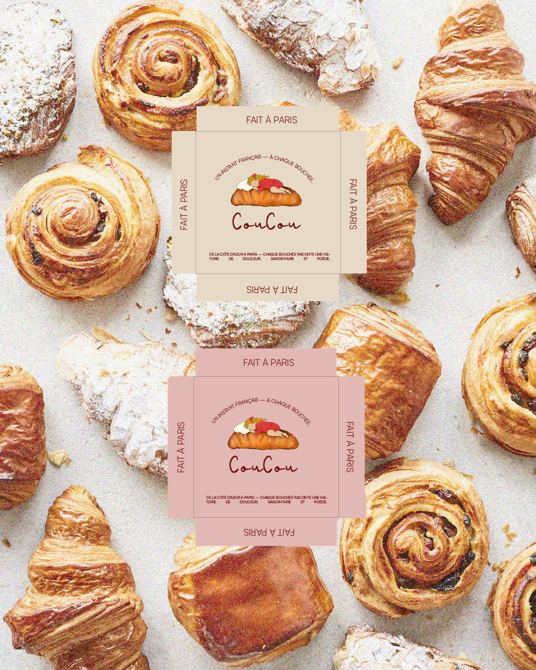 CouCou Patisserie Identity by Jamila Ahmadova Brings Comfort to Everyday Mornings