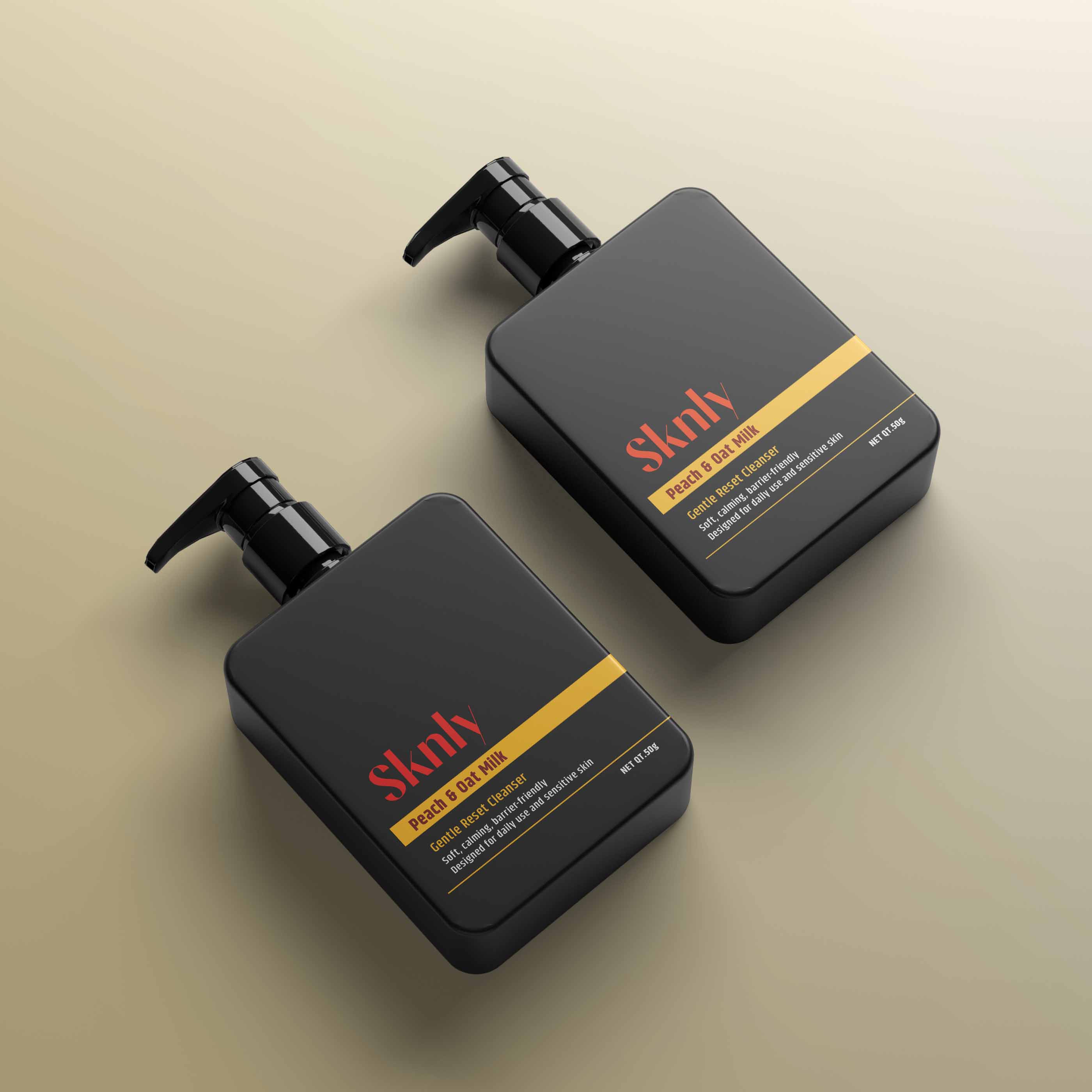 SKNLY Premium Skincare Branding and Packaging Design by Surjyakanta Pradhan