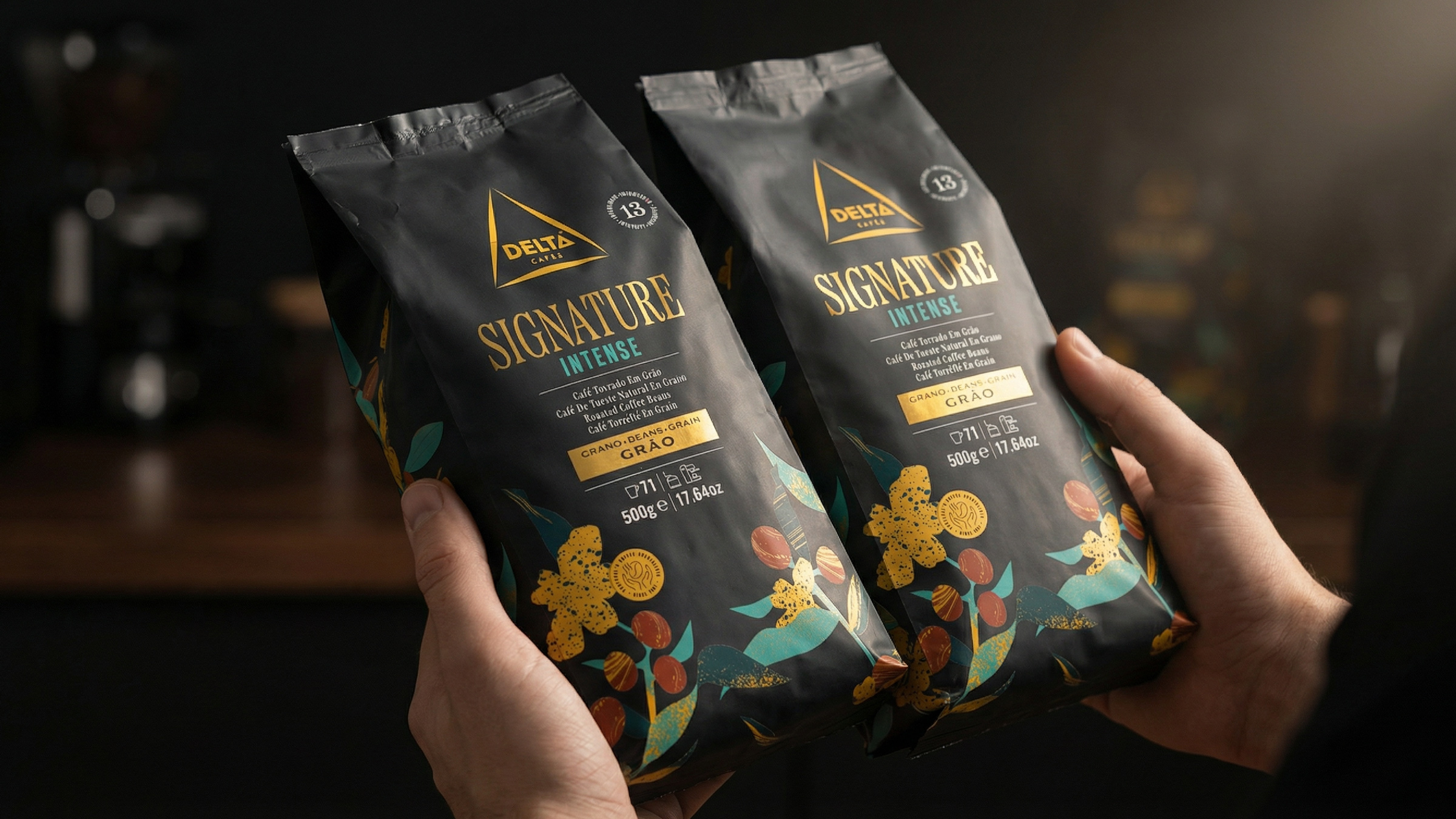 Delta Cafés Signature Packaging Design by Peter Schmidt Group Brings Specialty Roastery Ritual Into the Home