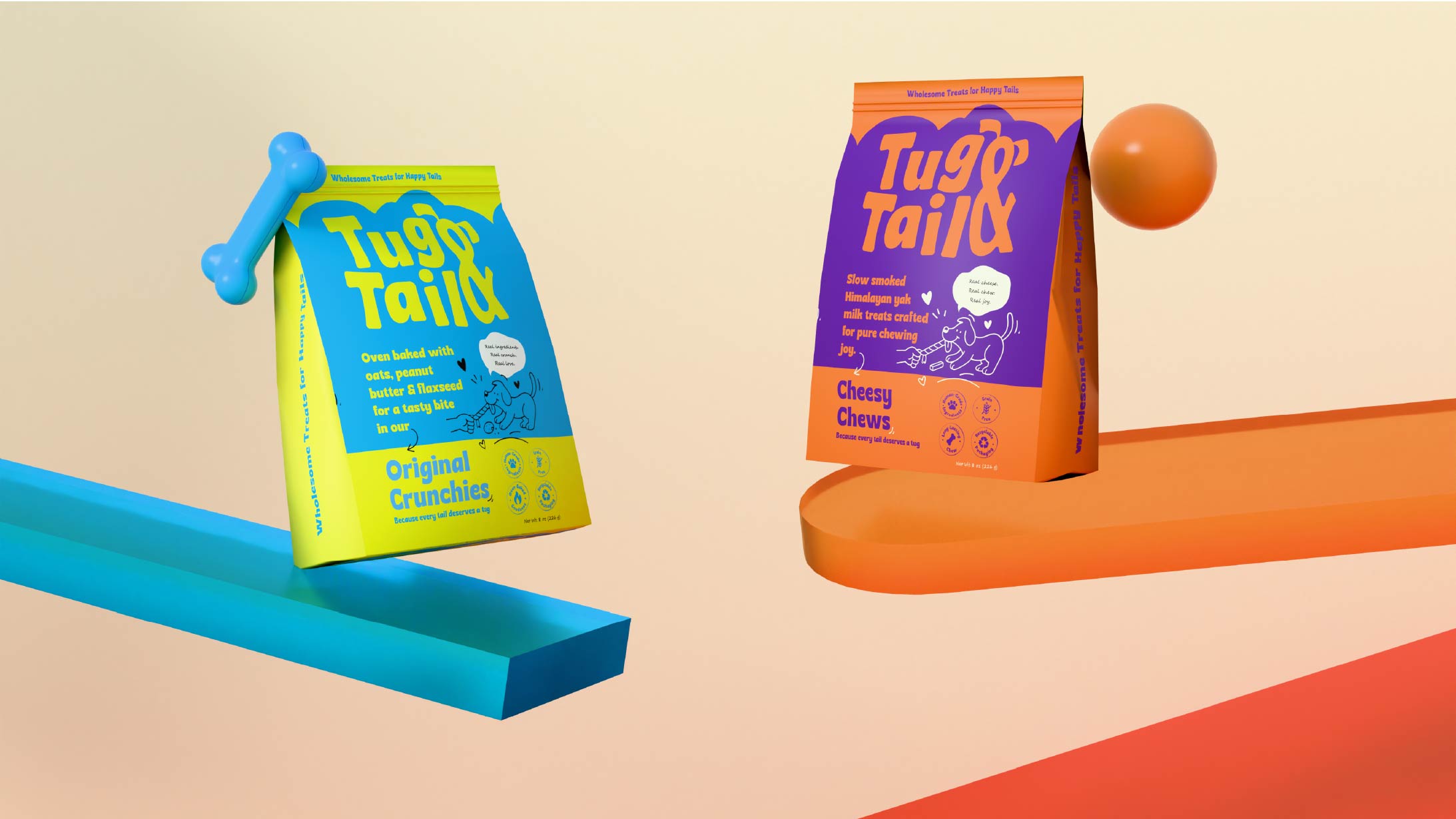 Sorted Branding Shapes Tug & Tail Into a Playful Dog Food Brand Built for Modern Pet Parents