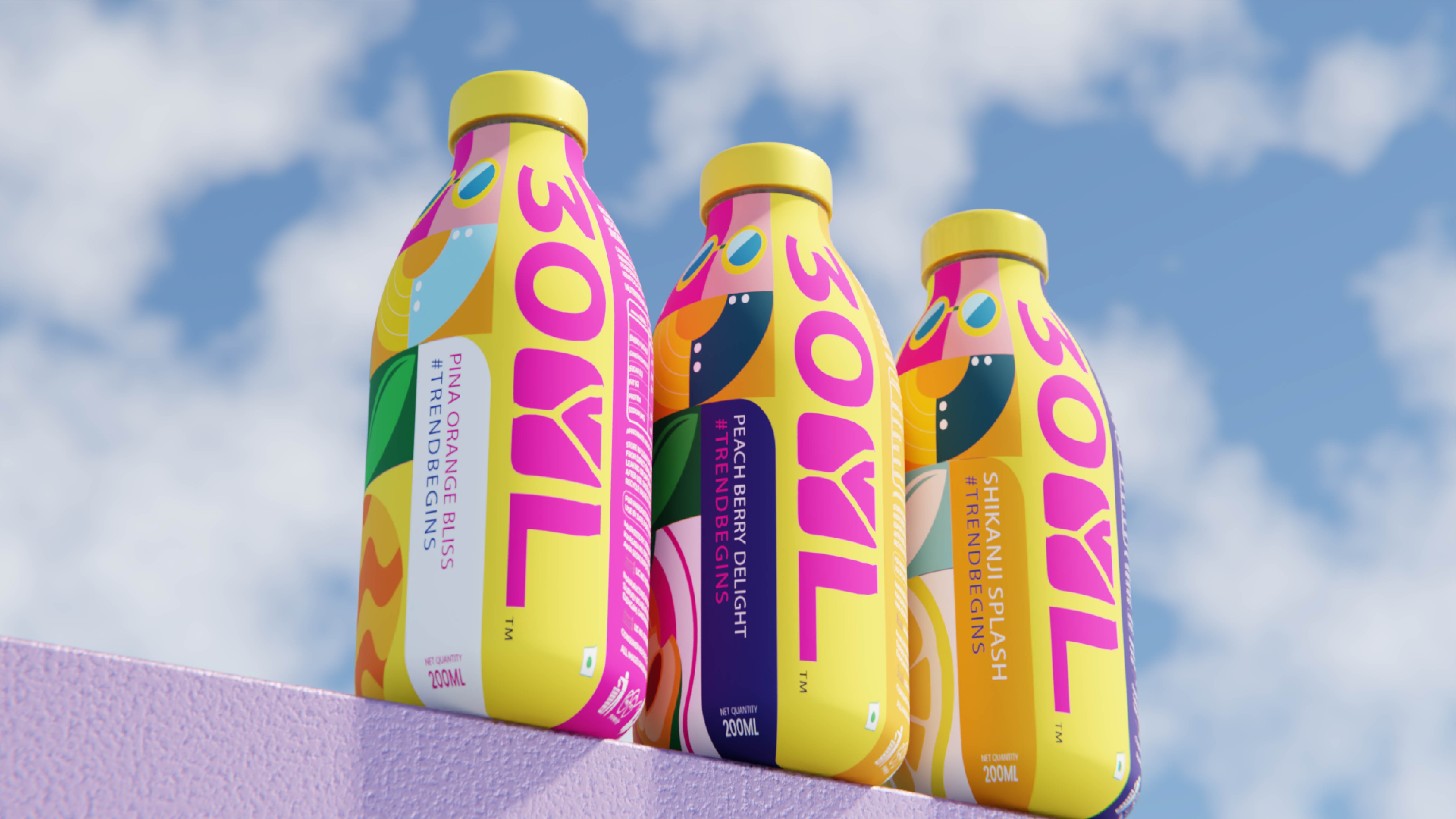 Sorted Branding Sharpens 30ML Beverage Packaging With Vibrant Color and Typographic Precision for Instant Shelf Recognition