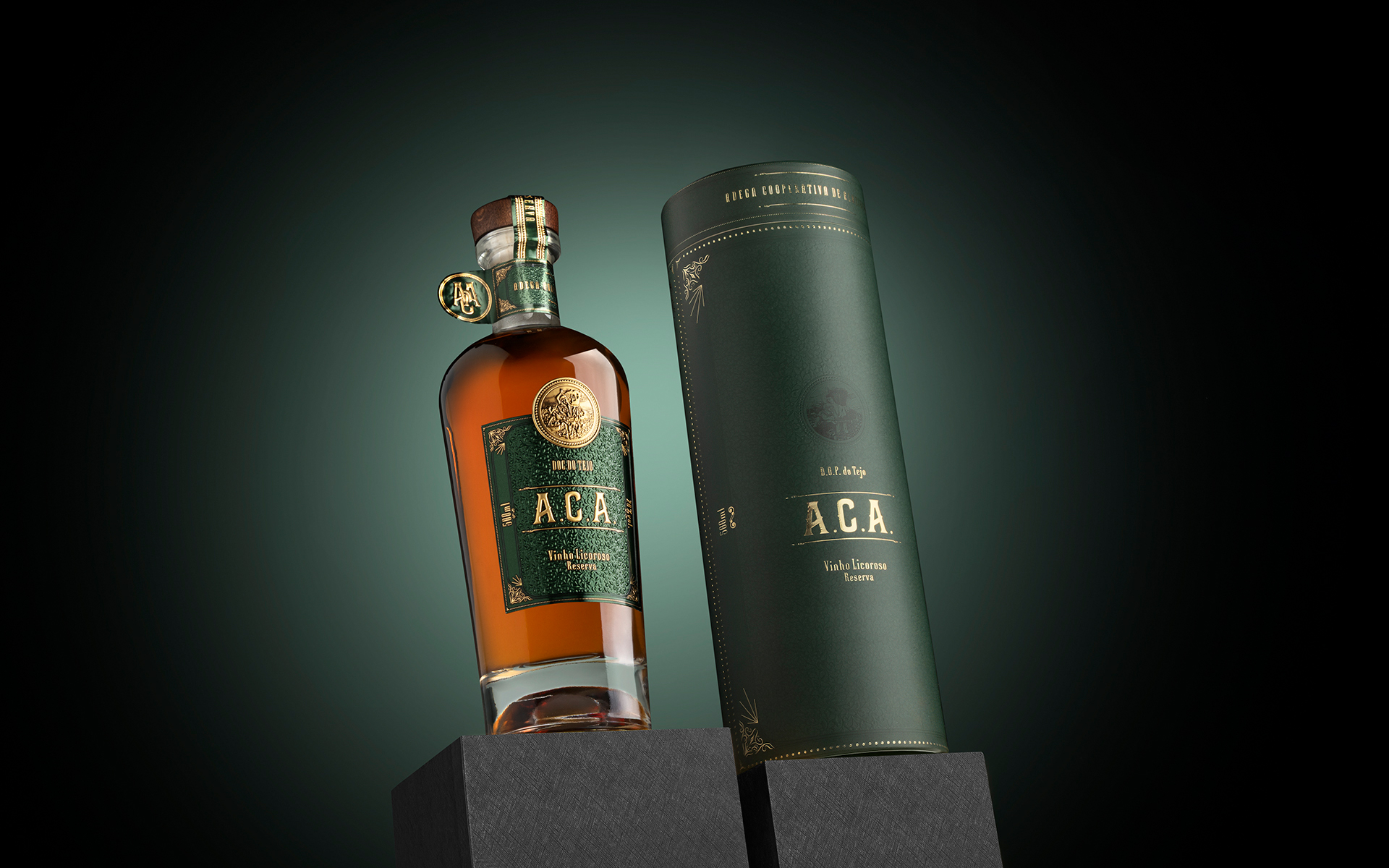 M&A Creative Agency Designs A.C.A. Vinho Licoroso Reserva With Embossed Botanicals and Heritage Prestige