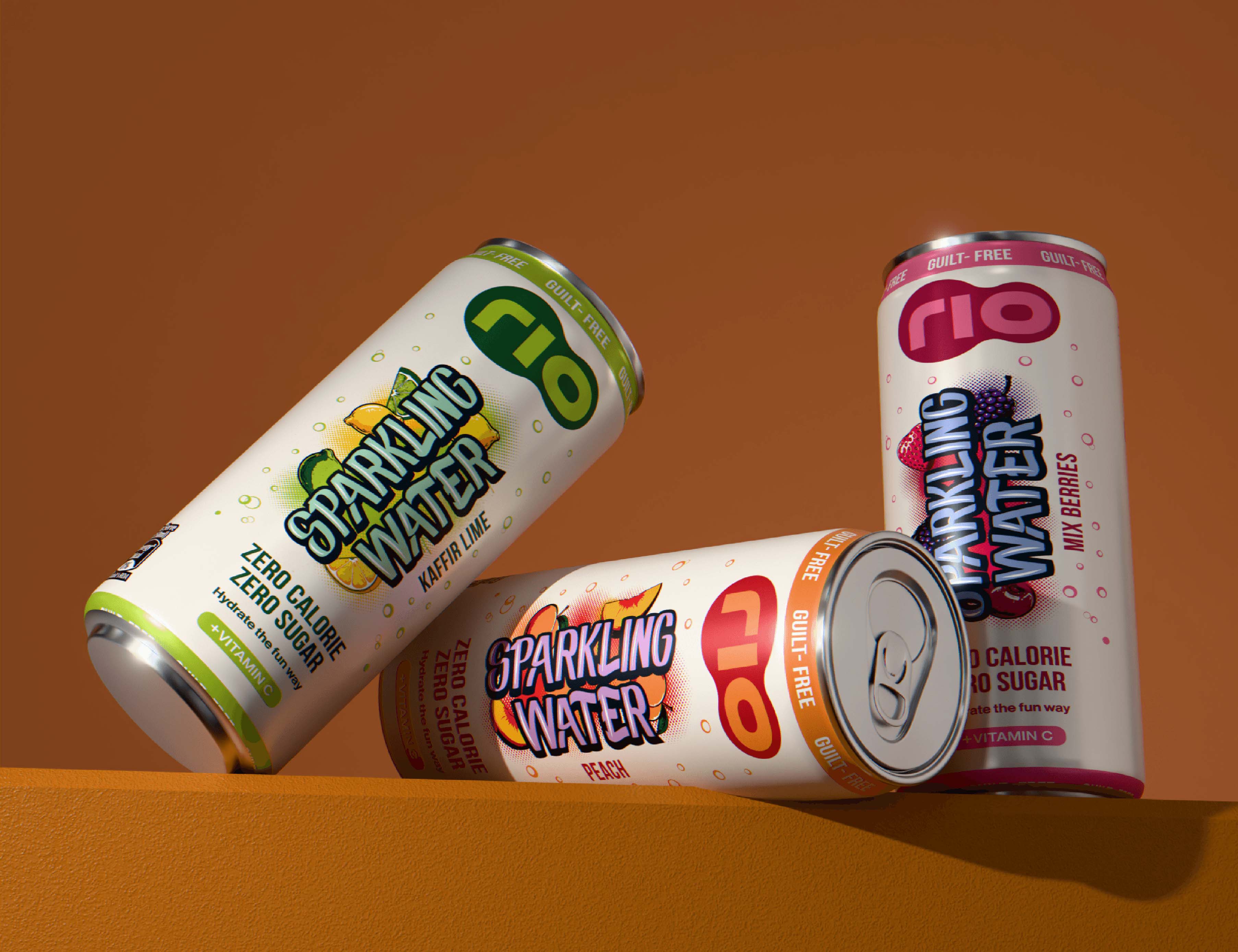 Sorted Branding Builds a Vibrant Sparkling Water Identity for RIO