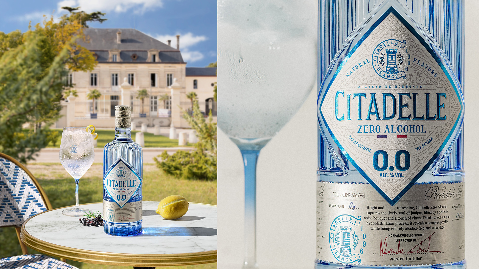 Citadelle Zero, the First 0.0% Alcohol Product Launched by Maison Ferrand