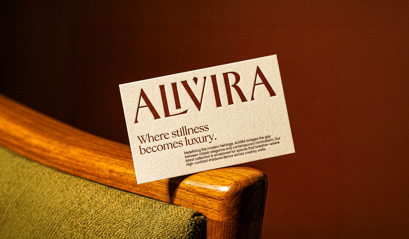 ALIVIRA : A Furniture Identity Built on Stillness, Editorial Tension, and Material Presence By Ahmed Eltilbany