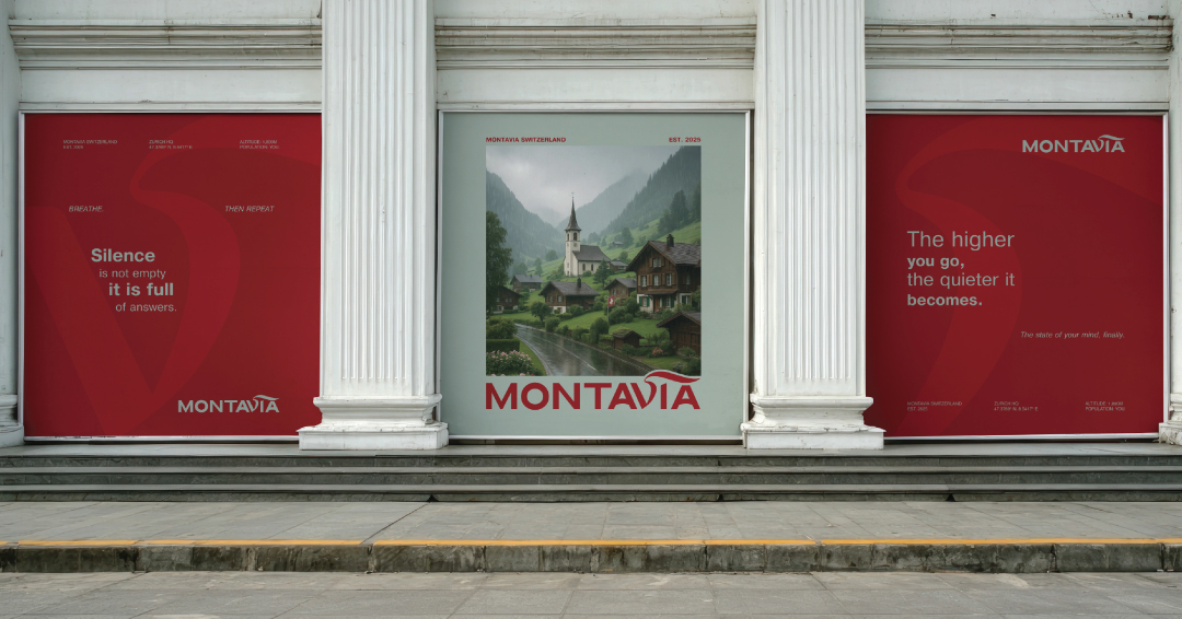 Montavia Swiss Travel Identity by Milena Kocharyan