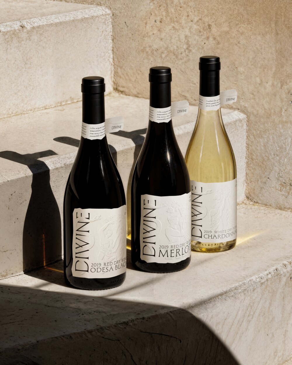 Bloom Büro Creates Diwine With Stone Slab Label Design and Light Revealed Illustrations