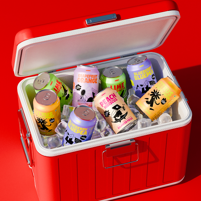 Elder Drink Packaging and 3D Product Visualization by Abox Agency