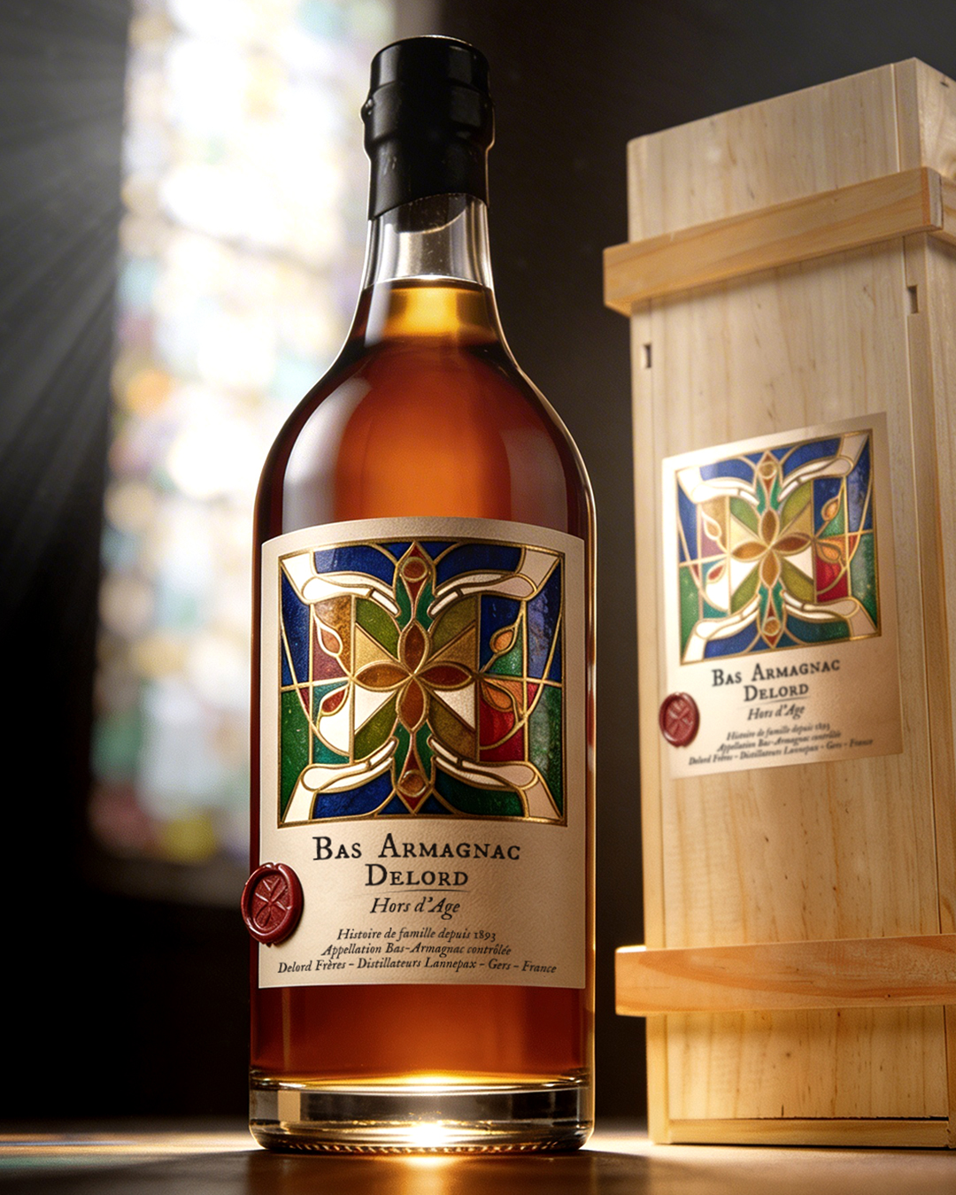 Bas Armagnac Delord by Packagenius Translates Light and Legacy into Label Design