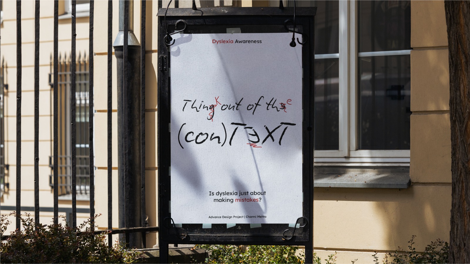 Think out of the (con)TEXT- Communication Design for Dyslexia Awareness