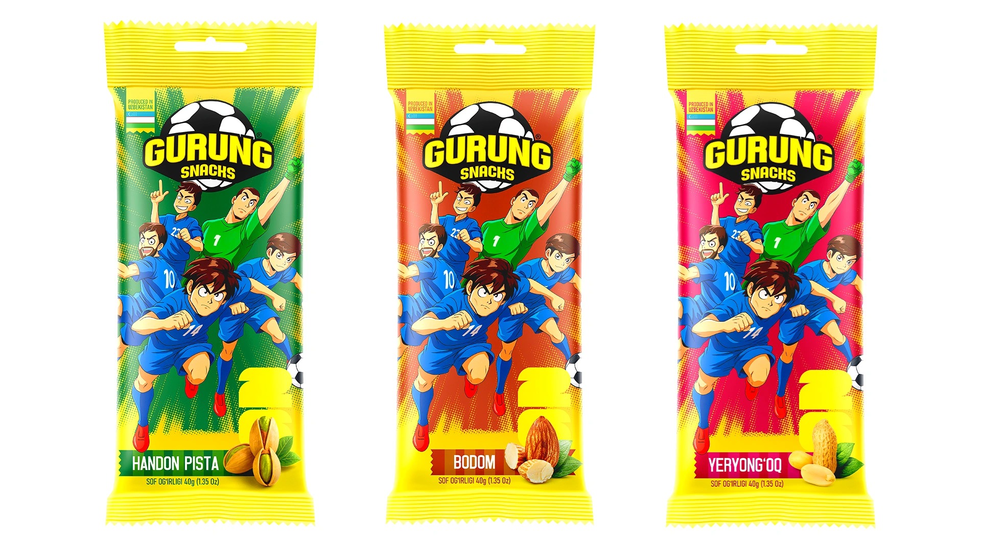 Gurung Snacks Packaging Design with a Cultural Code by Minim Design