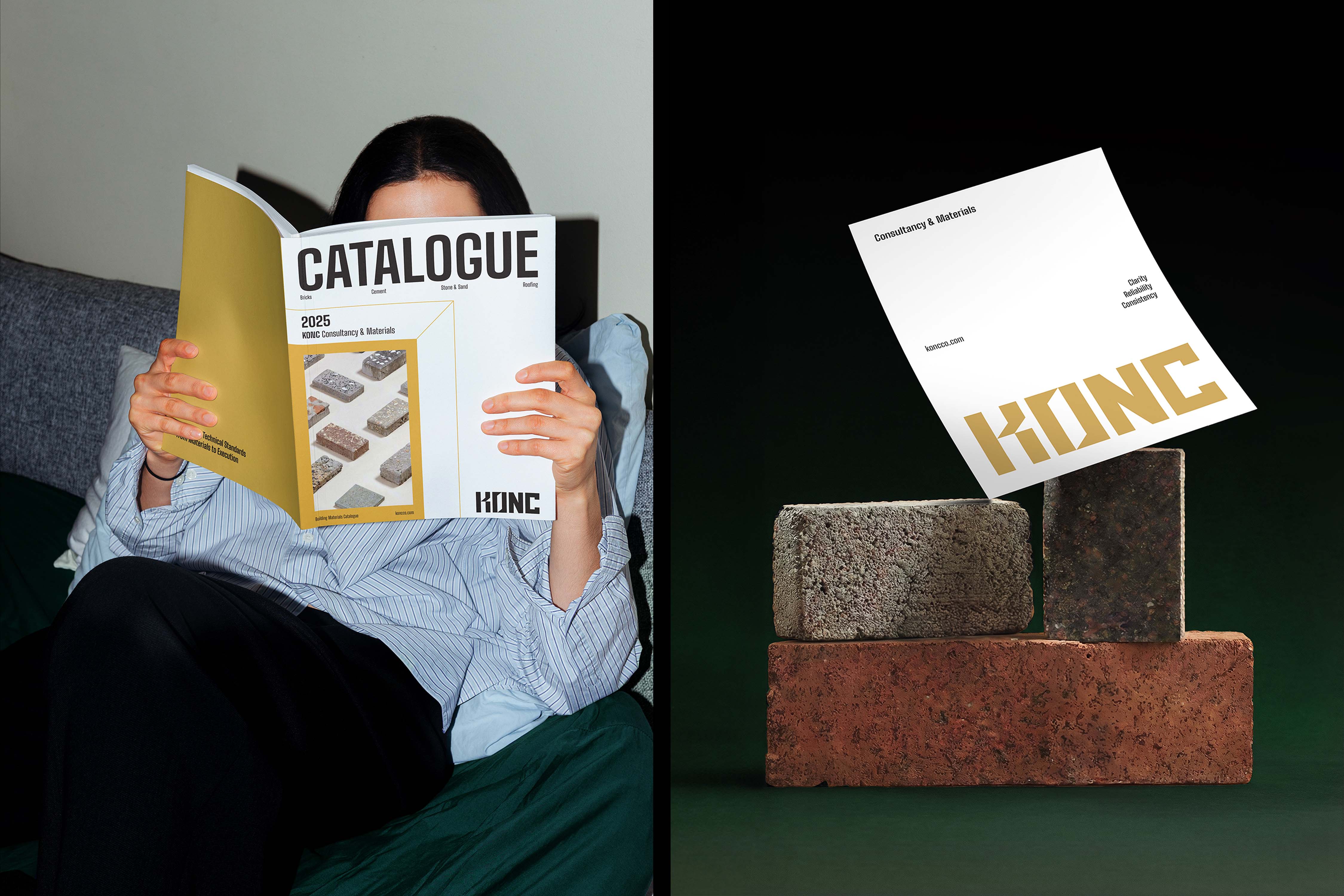 KONC Consultancy & Materials Brand Identity by Pham Vy