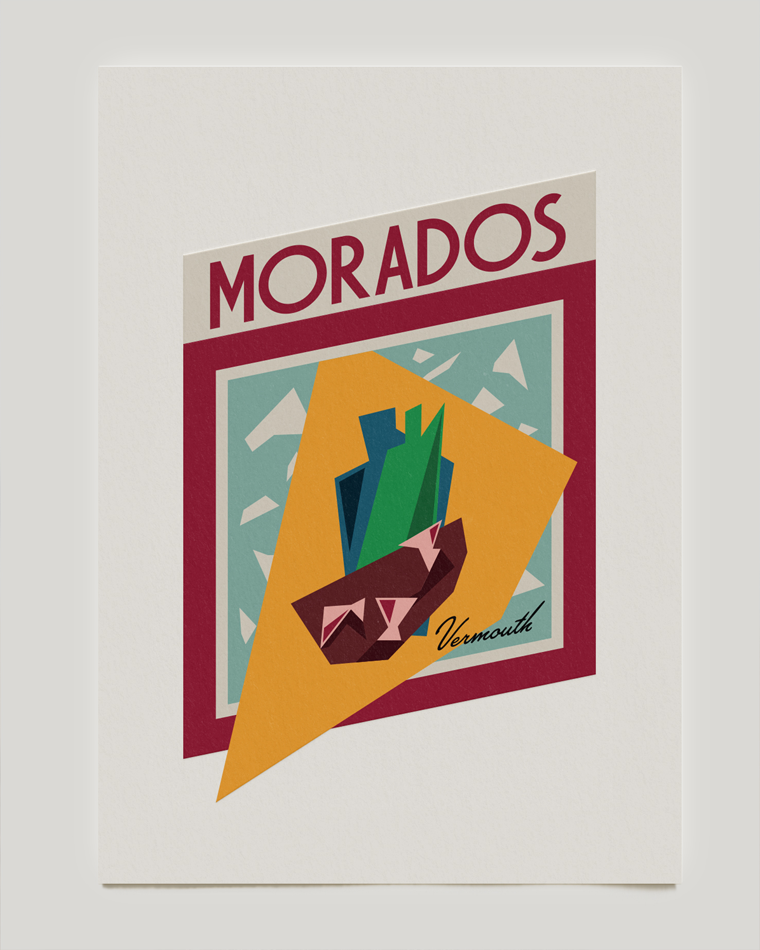 Mila Fiuza Gives Morados a Vermouth Label Shaped by London and Buenos Aires