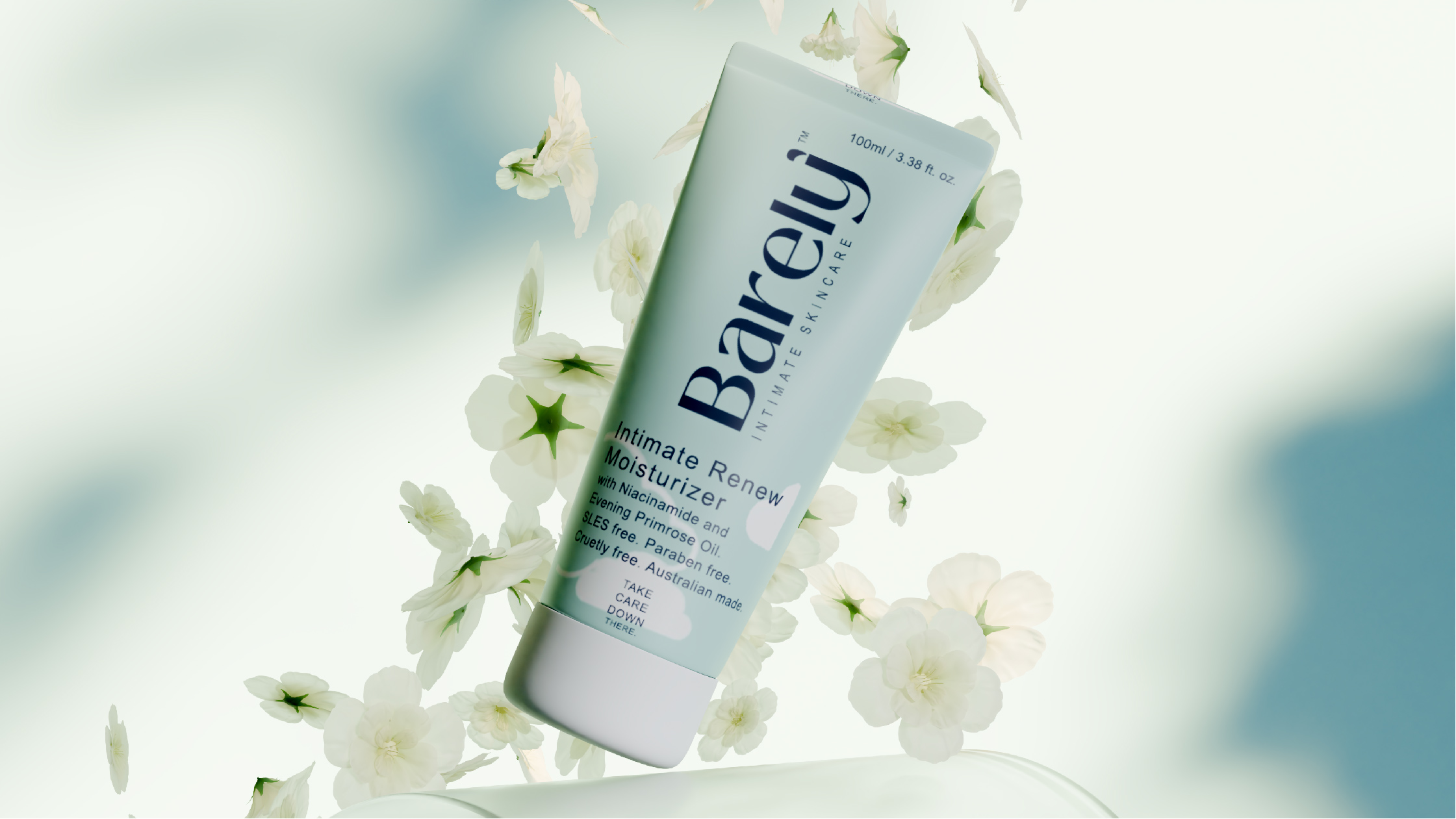 Sorted Branding Gives Barely’s Intimate Renew Moisturiser a Quietly Confident Intimate Care Identity